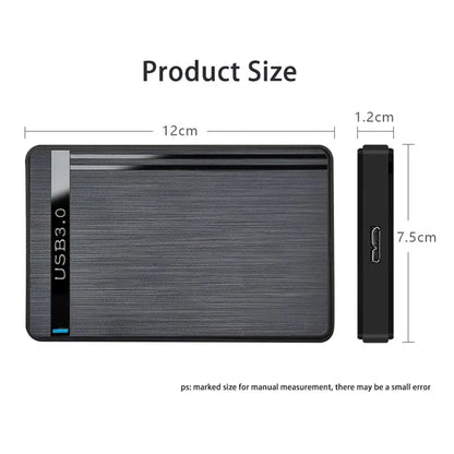 Case Externo 2.5'' SATA para USB 3.0 – 5Gbps – Compatível SSD/HDD – KEBETEME